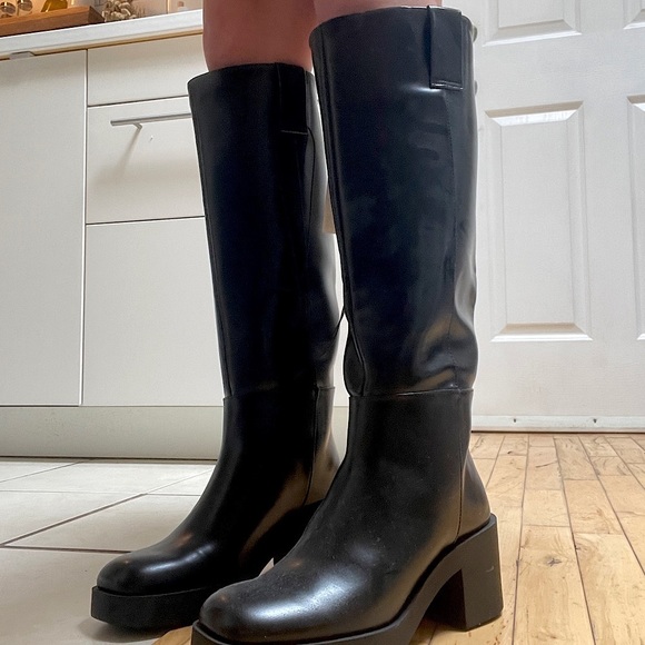 H&M Shoes - Brand New Knee-High Boots (Vegan, Faux Leather)